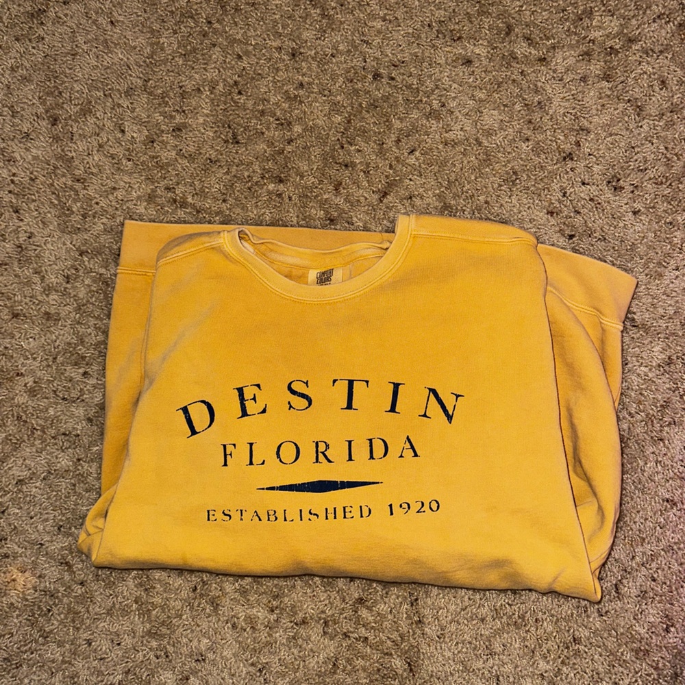 Oversized Comfort Colors Destin Crewneck